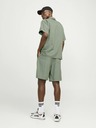 Jack & Jones Grünes Herren-Kurzarmhemd Jack & Jones Aaron