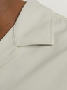 Jack & Jones Beige Herren-Kurzarmhemd Jack & Jones Aaron Shirt
