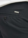 Jack & Jones Schwarze Herren-Chinoshorts mit Leinen Jack & Jones Ace