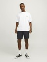 Jack & Jones Schwarze Herren-Chinoshorts mit Leinen Jack & Jones Ace
