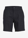 Jack & Jones Schwarze Herren-Chinoshorts mit Leinen Jack & Jones Ace