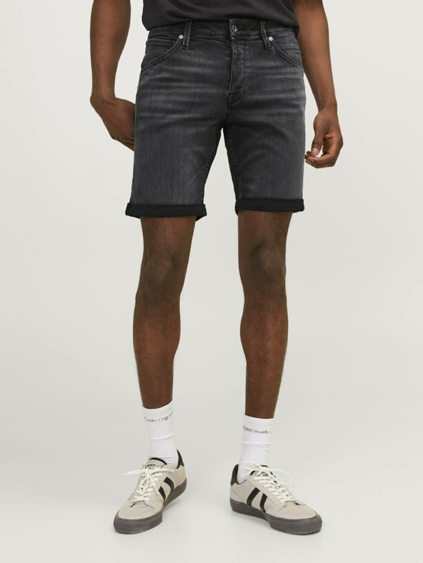 Jack & Jones Schwarze Herren Denim-Shorts Jack & Jones Rick