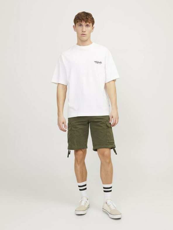 Jack & Jones Khaki Herren-Cargoshorts Jack & Jones Cole