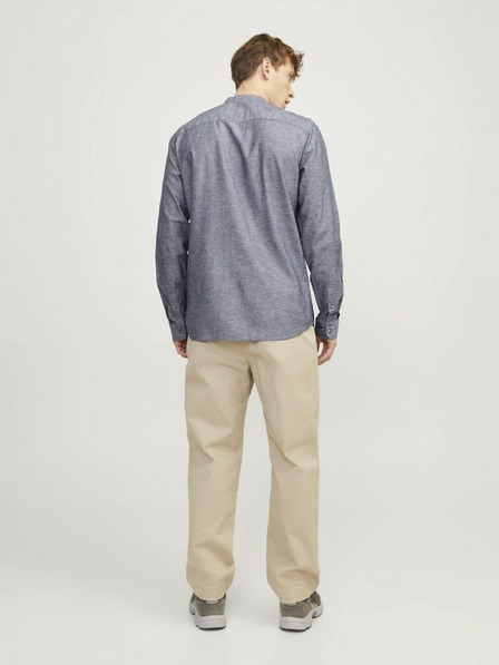 Jack & Jones Blaues Herren Leinenhemd Jack & Jones Summer