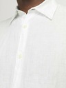 Jack & Jones Jack & Jones Lawrence weißes Herren-Leinenhemd