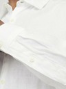Jack & Jones Jack & Jones Lawrence weißes Herren-Leinenhemd