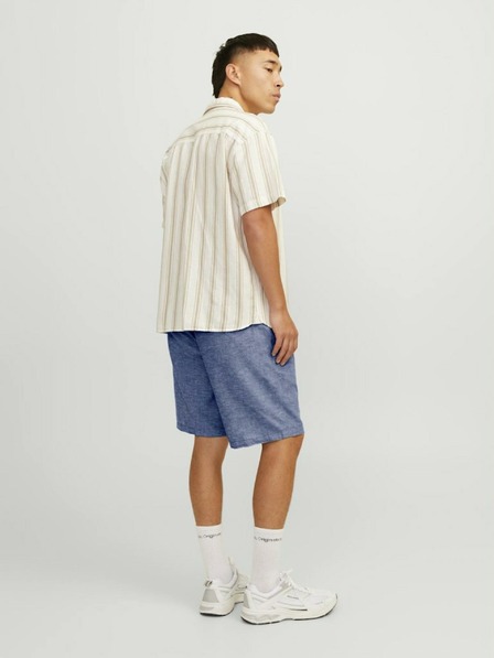 Jack & Jones Hellblaue Herren-Chino-Shorts mit Leinen Jack & Jones Ace