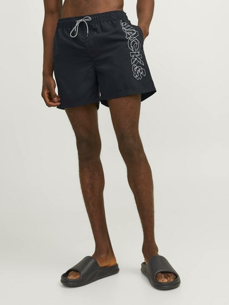 Jack & Jones Schwarze Jack & Jones Fiji Badehose für Herren