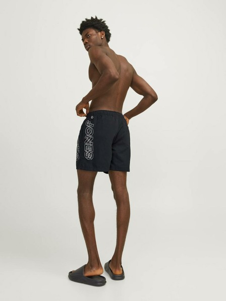 Jack & Jones Schwarze Jack & Jones Fiji Badehose für Herren
