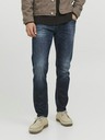 Jack & Jones Dunkelblaue Herrenjeans mit gerader Passform Jack & Jones Mike