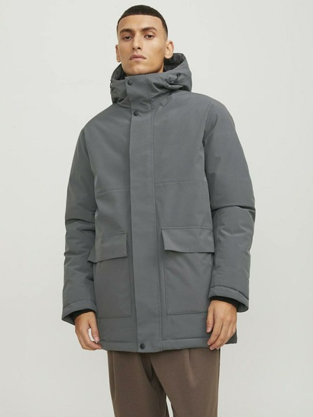 Jack & Jones Dunkelgrauer Jack & Jones Tate Winterparka für Herren