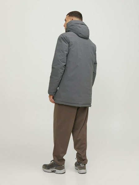 Jack & Jones Dunkelgrauer Jack & Jones Tate Winterparka für Herren