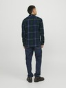 Jack & Jones Dunkelblaues Jack & Jones Brook Karohemd für Herren