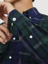 Jack & Jones Dunkelblaues Jack & Jones Brook Karohemd für Herren