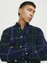 Jack & Jones Dunkelblaues Jack & Jones Brook Karohemd für Herren