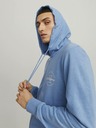 Jack & Jones Blaues Jack & Jones Forest Herren-Kapuzen-Sweatshirt mit Reißverschluss