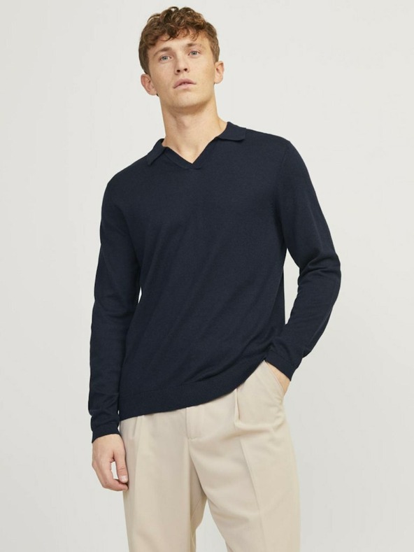 Jack & Jones Dunkelblauer Jack & Jones Cigor-Pullover für Herren