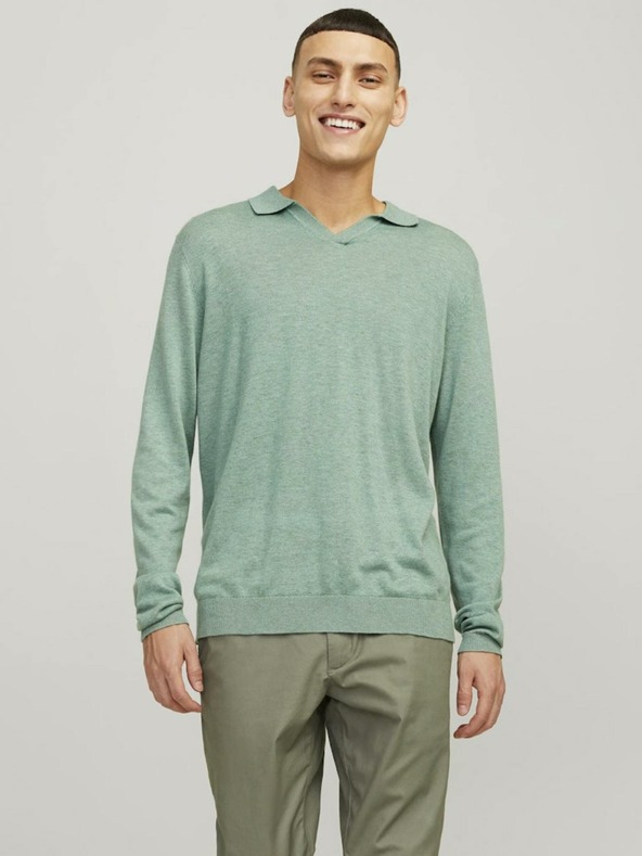 Jack & Jones Grüner Jack & Jones Herren Cigor Pullover