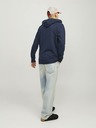 Jack & Jones Dunkelblauer Jack & Jones Henry-Kapuzenpullover für Herren