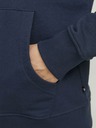 Jack & Jones Dunkelblauer Jack & Jones Henry-Kapuzenpullover für Herren