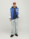 Jack & Jones Dunkelblauer Jack & Jones Henry-Kapuzenpullover für Herren