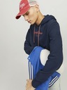Jack & Jones Dunkelblauer Jack & Jones Henry-Kapuzenpullover für Herren