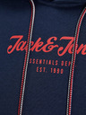 Jack & Jones Dunkelblauer Jack & Jones Henry-Kapuzenpullover für Herren