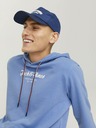 Jack & Jones Blauer Jack & Jones Henry-Kapuzenpullover für Herren