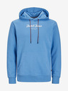 Jack & Jones Blauer Jack & Jones Henry-Kapuzenpullover für Herren