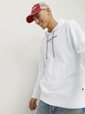 Jack & Jones Weißer Jack & Jones Henry-Kapuzenpullover für Herren
