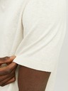 Jack & Jones Cremefarbenes Herren-Poloshirt aus Leinen von Jack & Jones