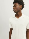 Jack & Jones Cremefarbenes Herren-Poloshirt aus Leinen von Jack & Jones