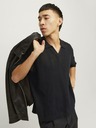 Jack & Jones Schwarzes Herren-Poloshirt Jack & Jones Taormina