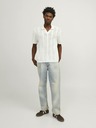 Jack & Jones Cremefarbenes Herren-Polohemd Jack & Jones Taormina
