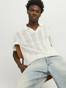 Jack & Jones Cremefarbenes Herren-Polohemd Jack & Jones Taormina