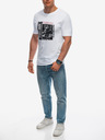 Edoti Herren-T-Shirt mit Aufdruck – weiß EDOTI