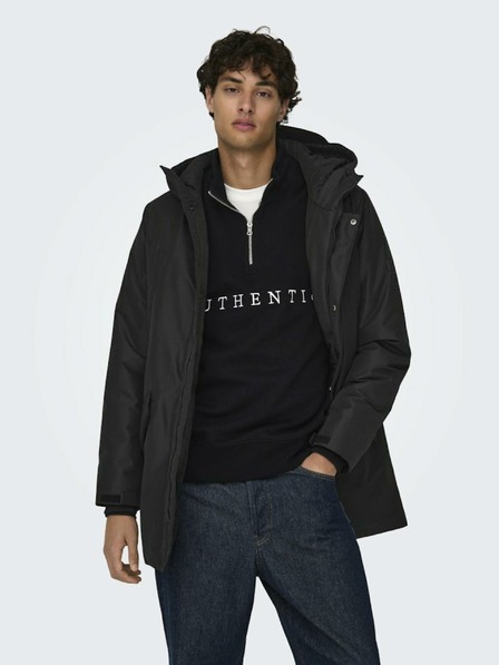 ONLY & SONS Schwarzer Herren ONLY & SONS Carl Winterparka