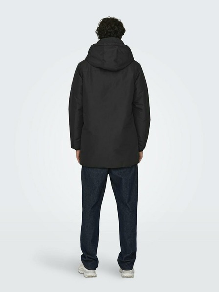 ONLY & SONS Schwarzer Herren ONLY & SONS Carl Winterparka