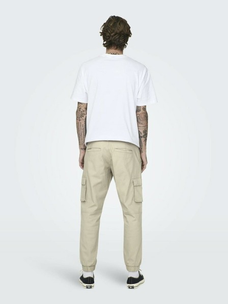 ONLY & SONS Beige Herren Cargo-Hose ONLY & SONS Cam Stage