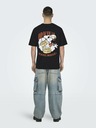 ONLY & SONS Schwarzes Herren-T-Shirt ONLY & SONS Disney
