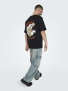 ONLY & SONS Schwarzes Herren-T-Shirt ONLY & SONS Disney