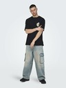 ONLY & SONS Schwarzes Herren-T-Shirt ONLY & SONS Disney