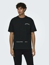 ONLY & SONS Schwarzes Herren-T-Shirt ONLY & SONS Apoh
