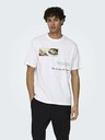 ONLY & SONS Weißes Herren ONLY & SONS Apoh T-Shirt