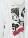 ONLY & SONS Weißer Herren-Kapuzenpullover ONLY & SONS Apoh