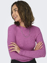 ONLY Rosa Damen Pullover ONLY Louisa Leicht gerippt