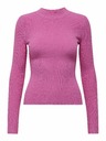 ONLY Rosa Damen Pullover ONLY Louisa Leicht gerippt