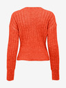 ONLY Orangefarbener ONLY Agnes-Pullover für Frauen