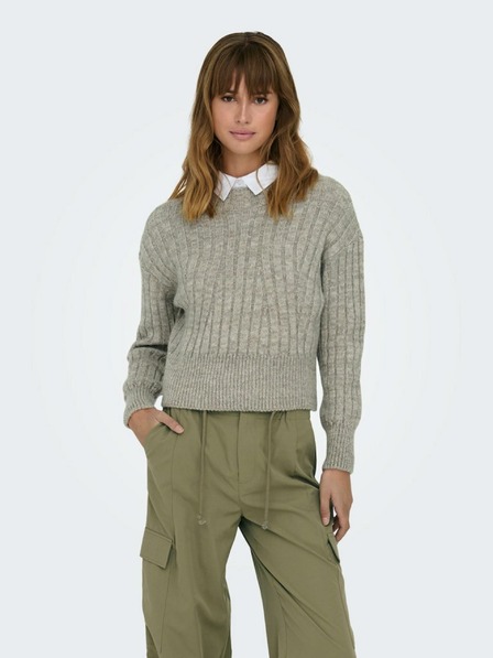 ONLY Hellbrauner Damenpullover ONLY Agnes