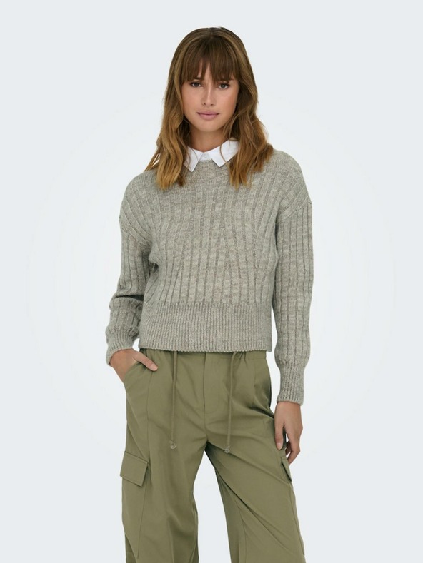 ONLY Hellbrauner Damenpullover ONLY Agnes
